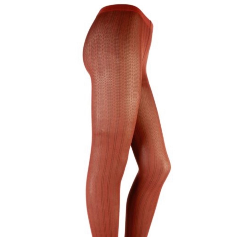 WOLFORD
Striped Sheer Tights
RED RUST , XS